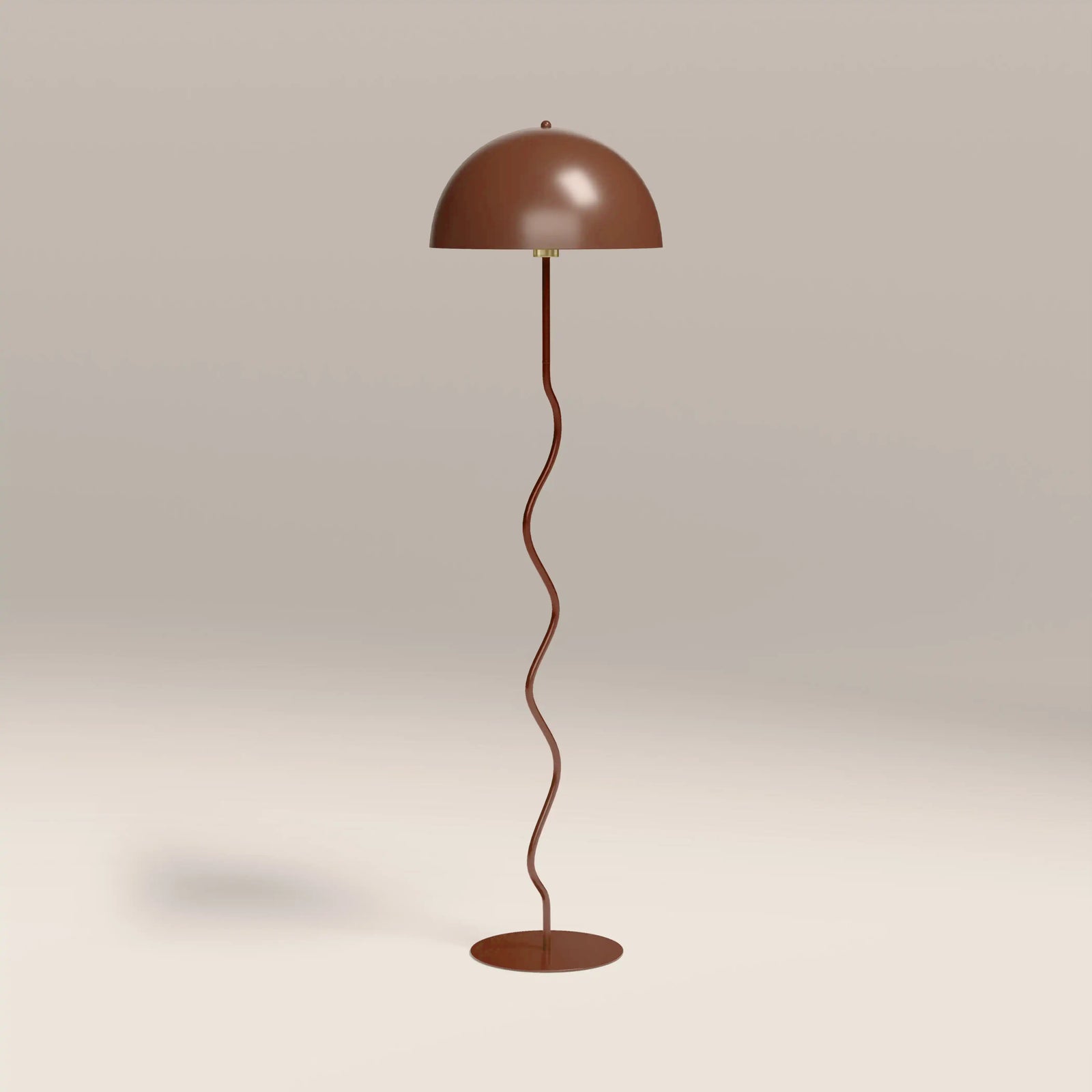 Alani Floor Lamp | Rust Red