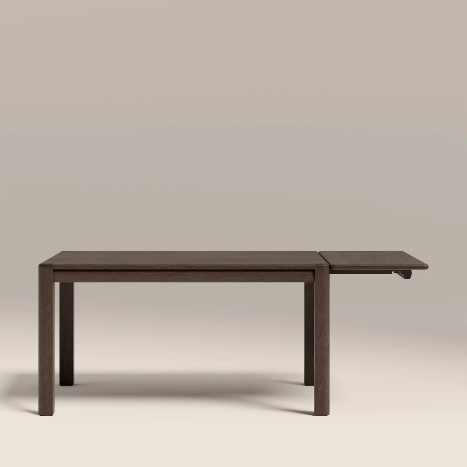 Avalon 6-8 Seat Rectangle Wooden Extendable Dining Table | Smoked Walnut