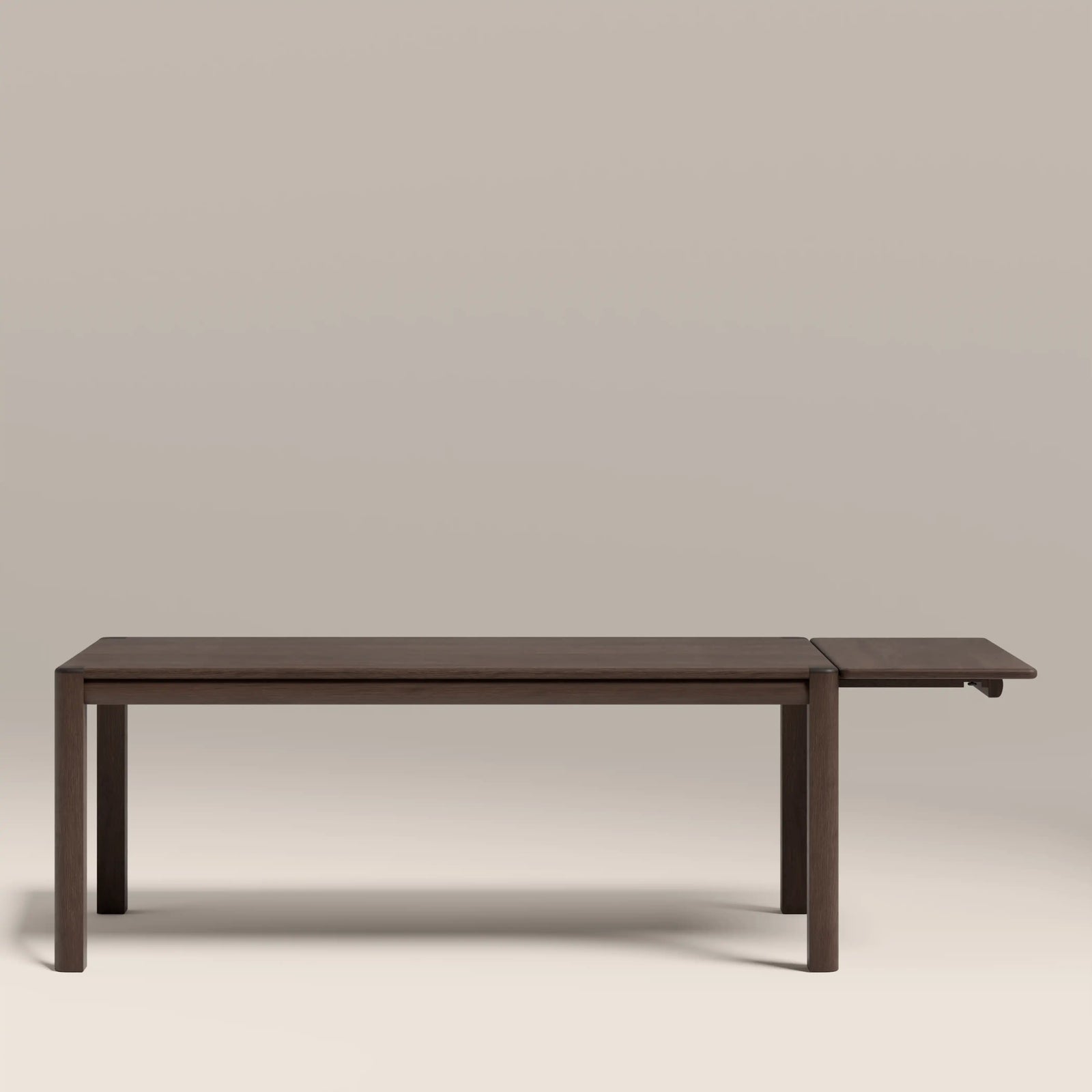 Avalon 6-10 Seat Rectangle Wooden Extendable Dining Table | Smoked Walnut