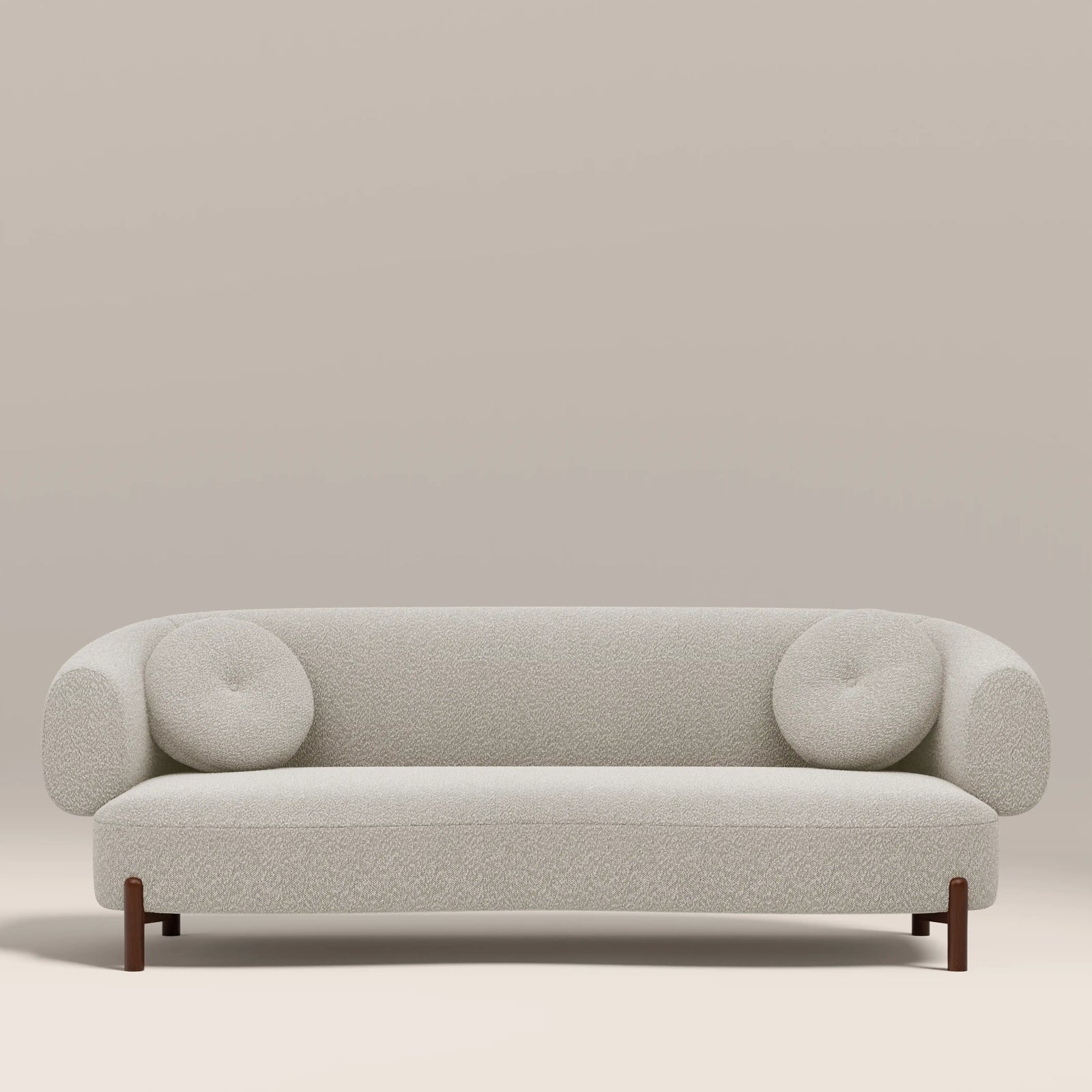 Hallfield 3 Seater Sofa | Speckled Stone Sustainable Boucle