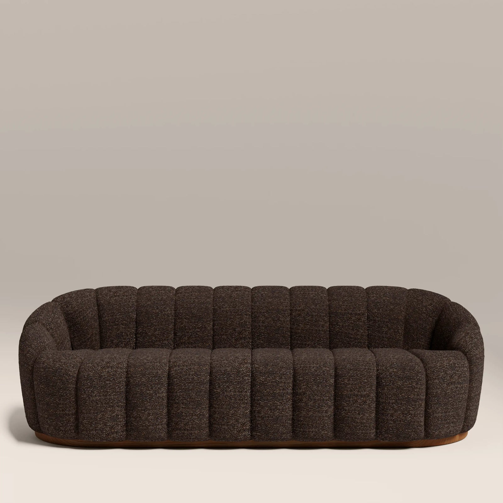 Ivy 3 Seater Sofa | Speckled Espresso Boucle