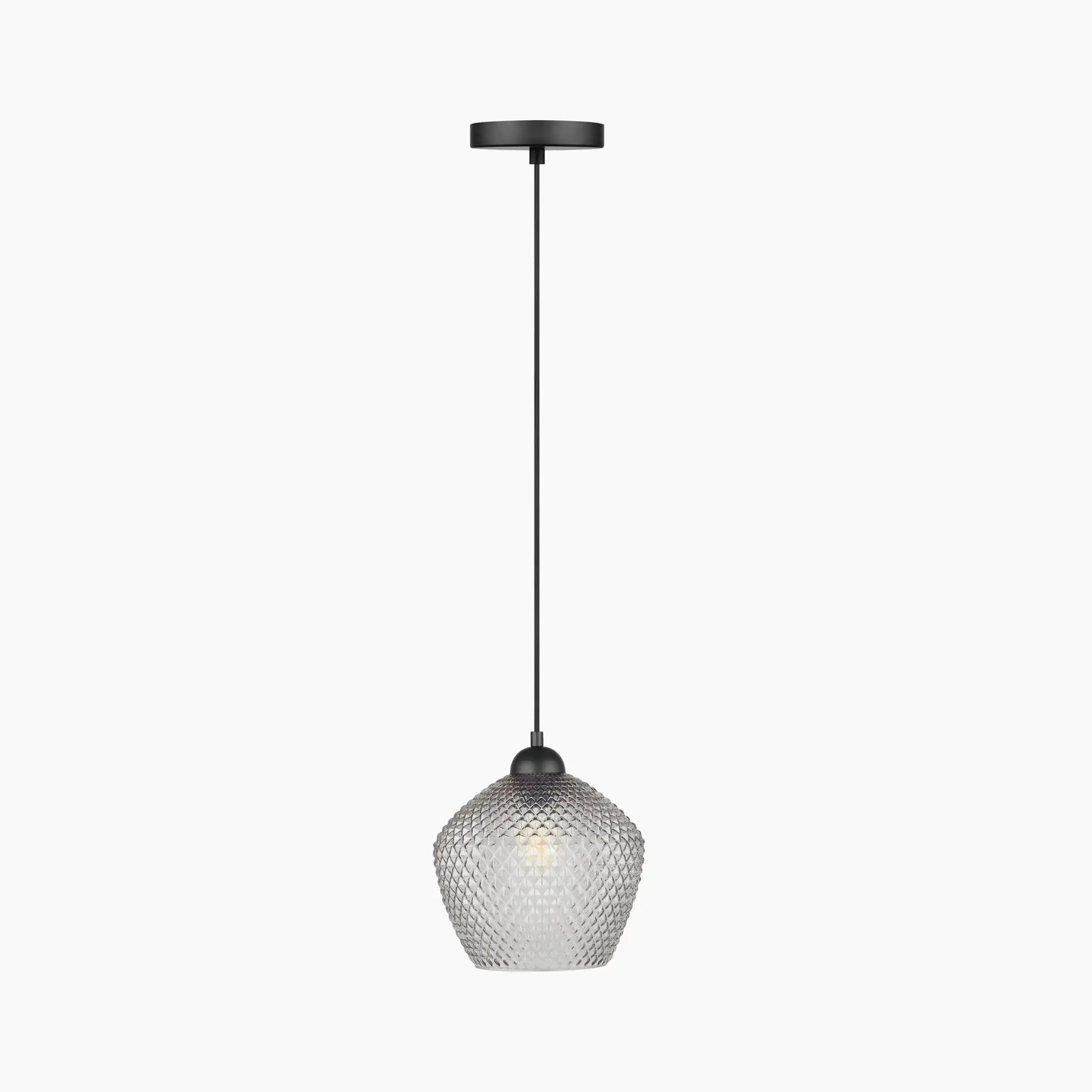 Liana Pendant Light | Smokey Grey & Black