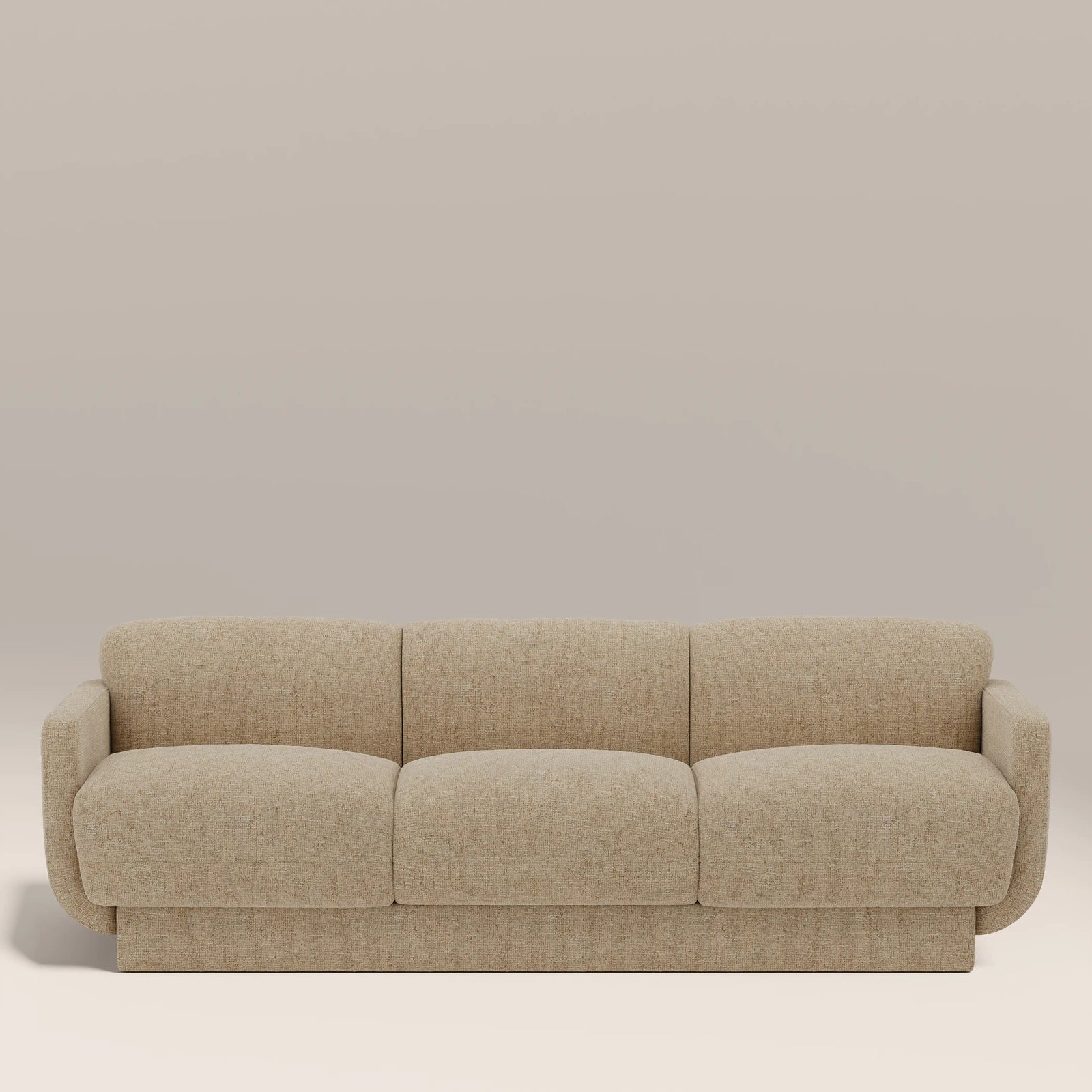 Connick 3 Seater Sofa | Speckled Latte Boucle